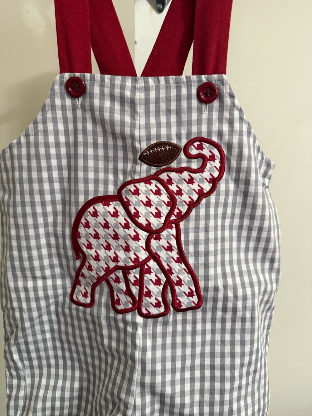 Boutique Alabama Crimson Tide Bubble Romper - Picture 4 of 10